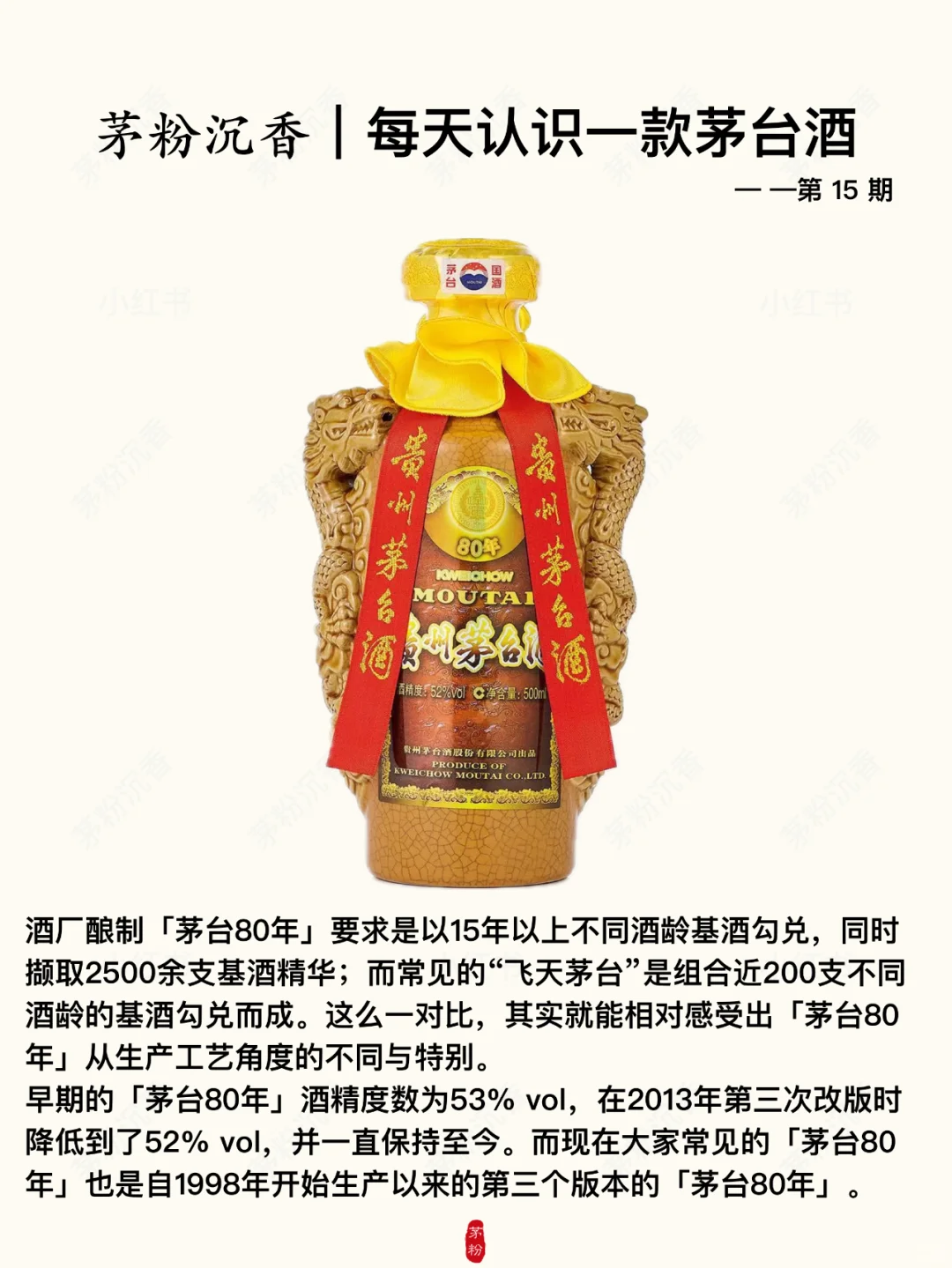每天认识一款茅台酒｜茅台80年
