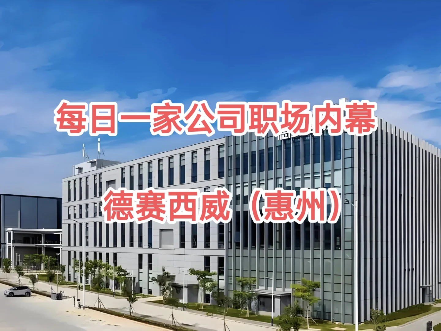 每日一家公司职场内幕——德赛西威（惠州）