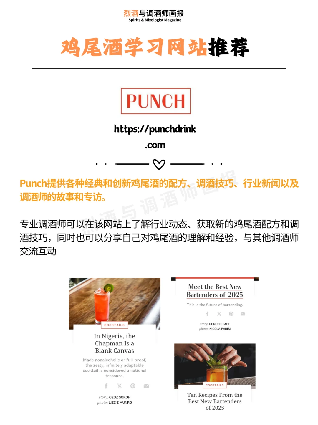 鸡尾酒学习网站推荐 | 从入门到进阶?～