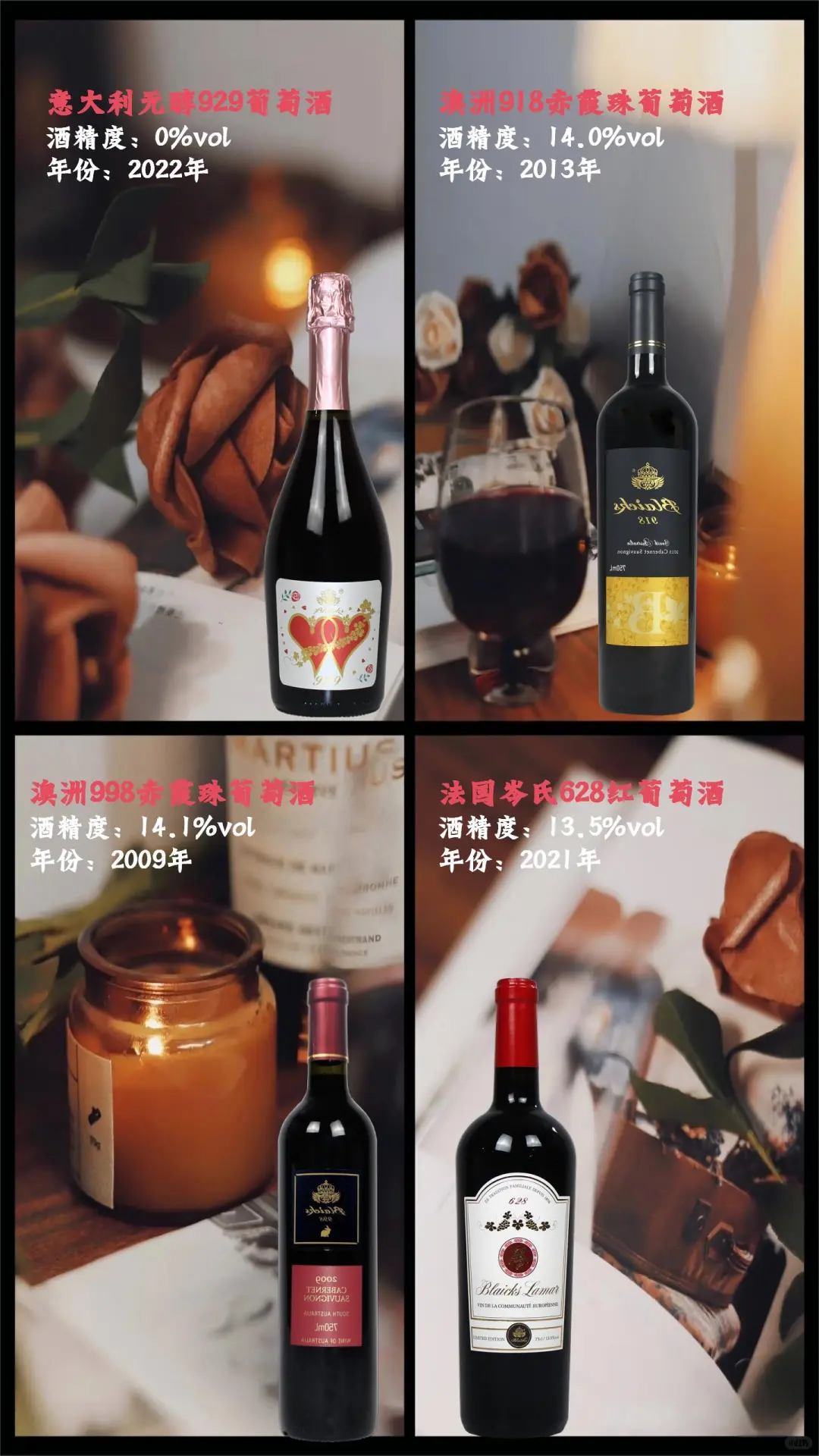 葡萄酒控必看！不同年份 & 产地宝藏酒款