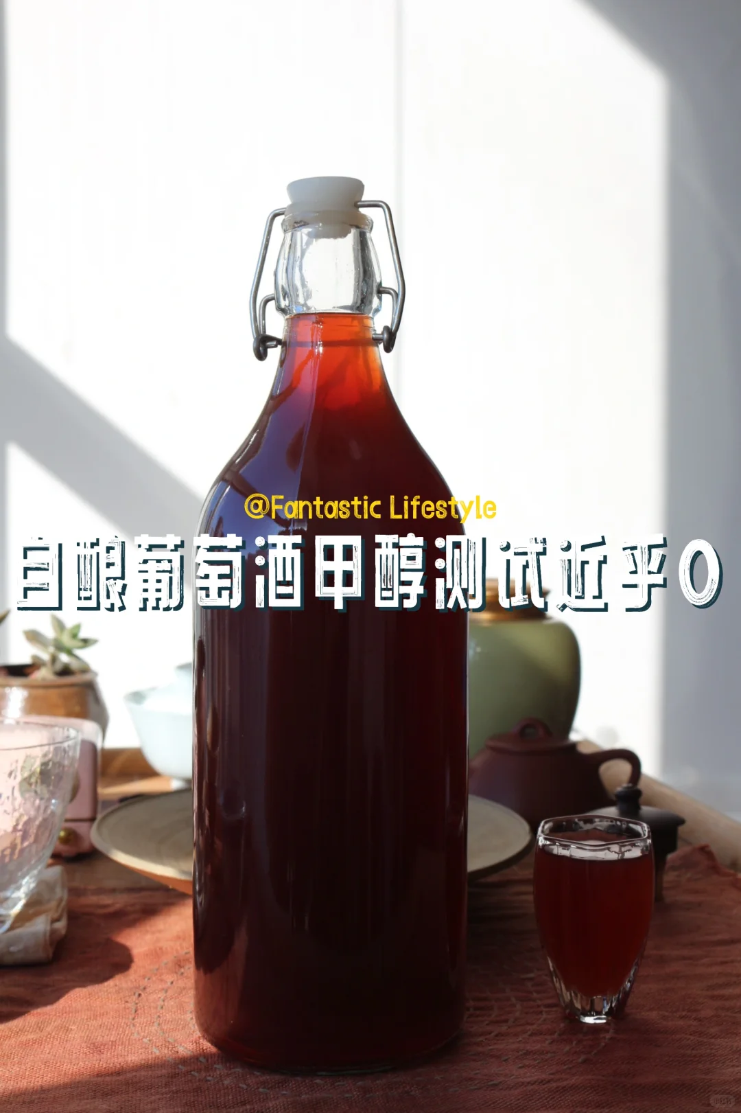 自酿葡萄酒甲醇测试非常成功