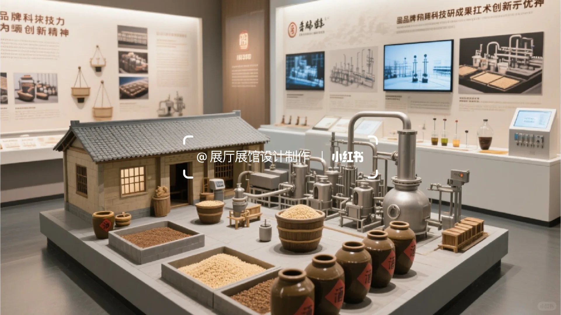 酱香密码•白酒文化企业展厅|制作搭建