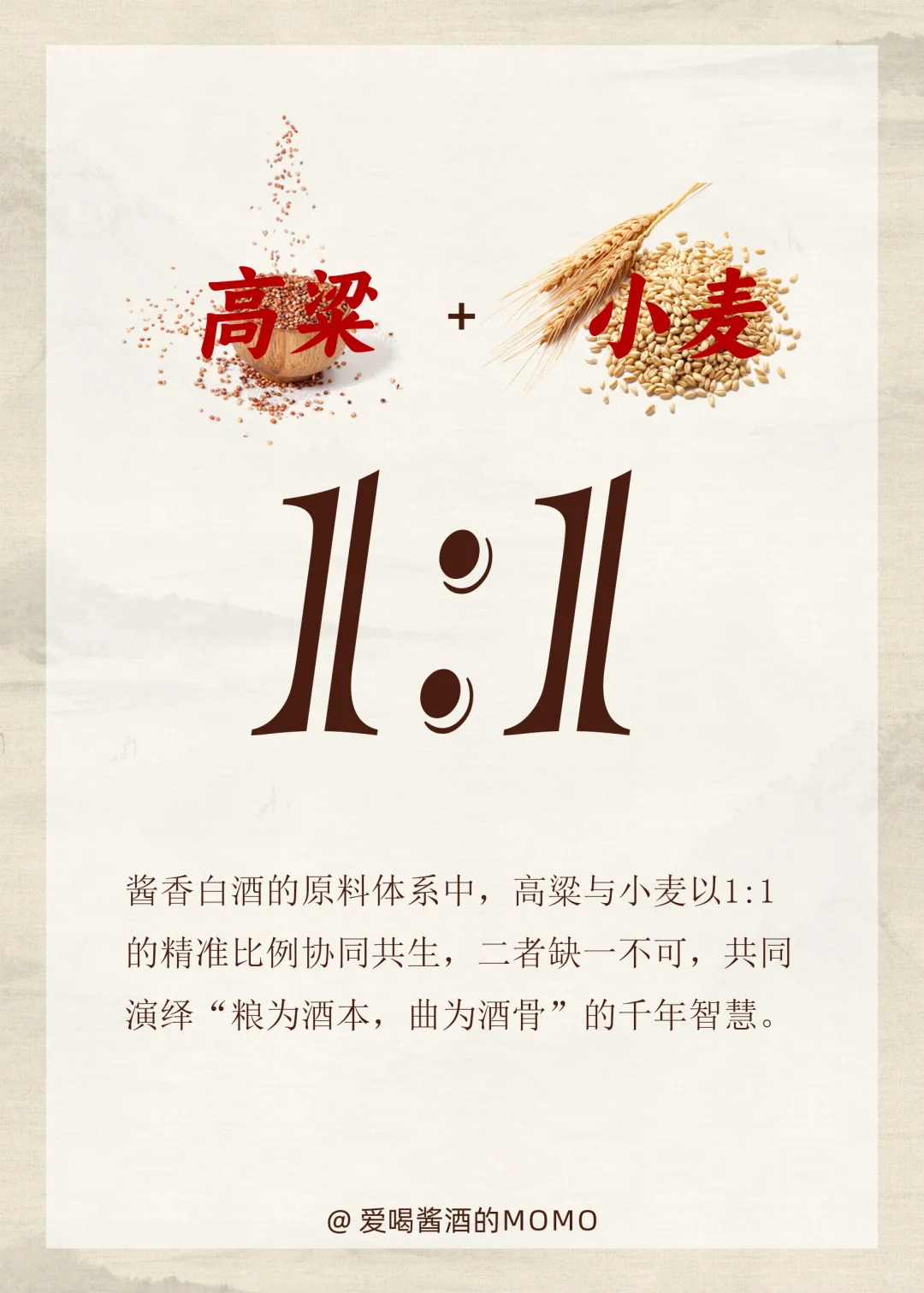 1:1❗酱香酒的原料配比居然是对半分！