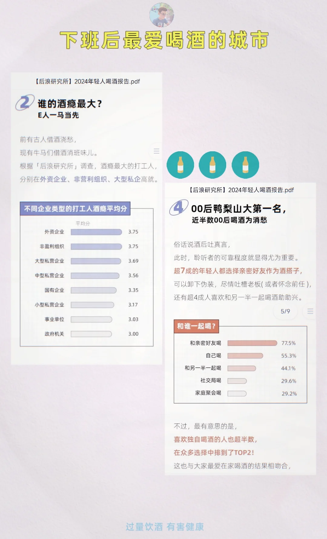 下班后最爱喝酒的5个城市