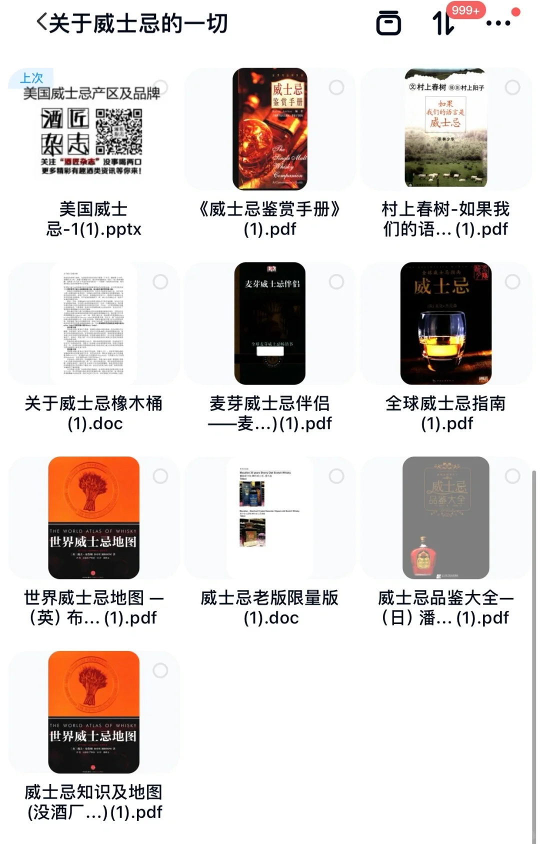 调酒学习资料汇总（含思维导图）