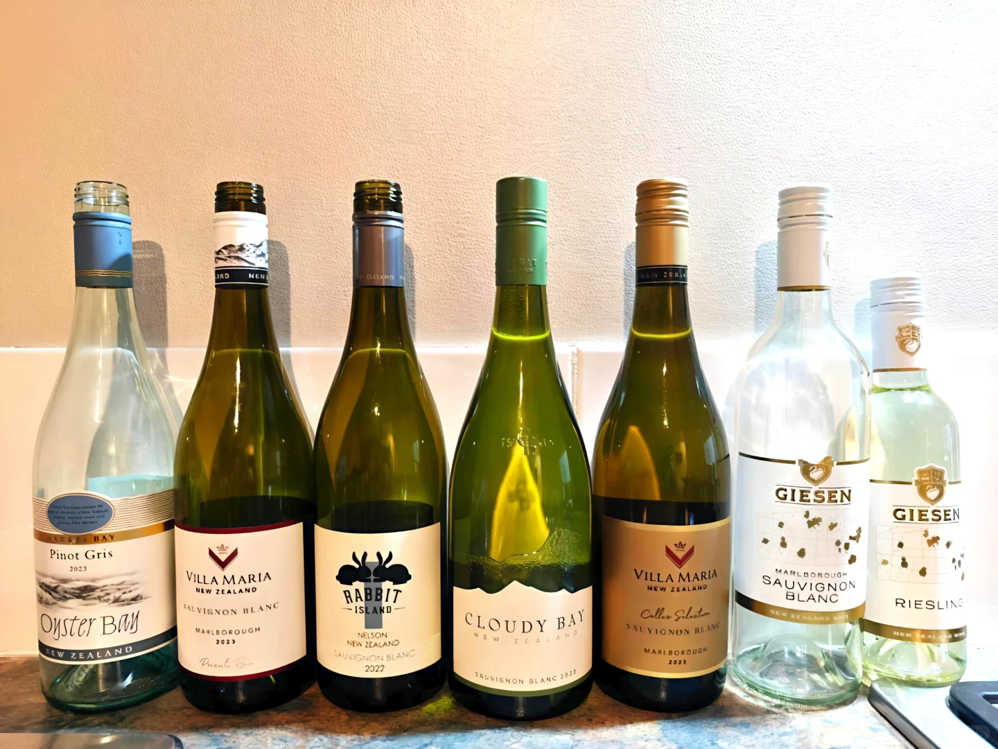 在新西兰喝过的葡萄酒