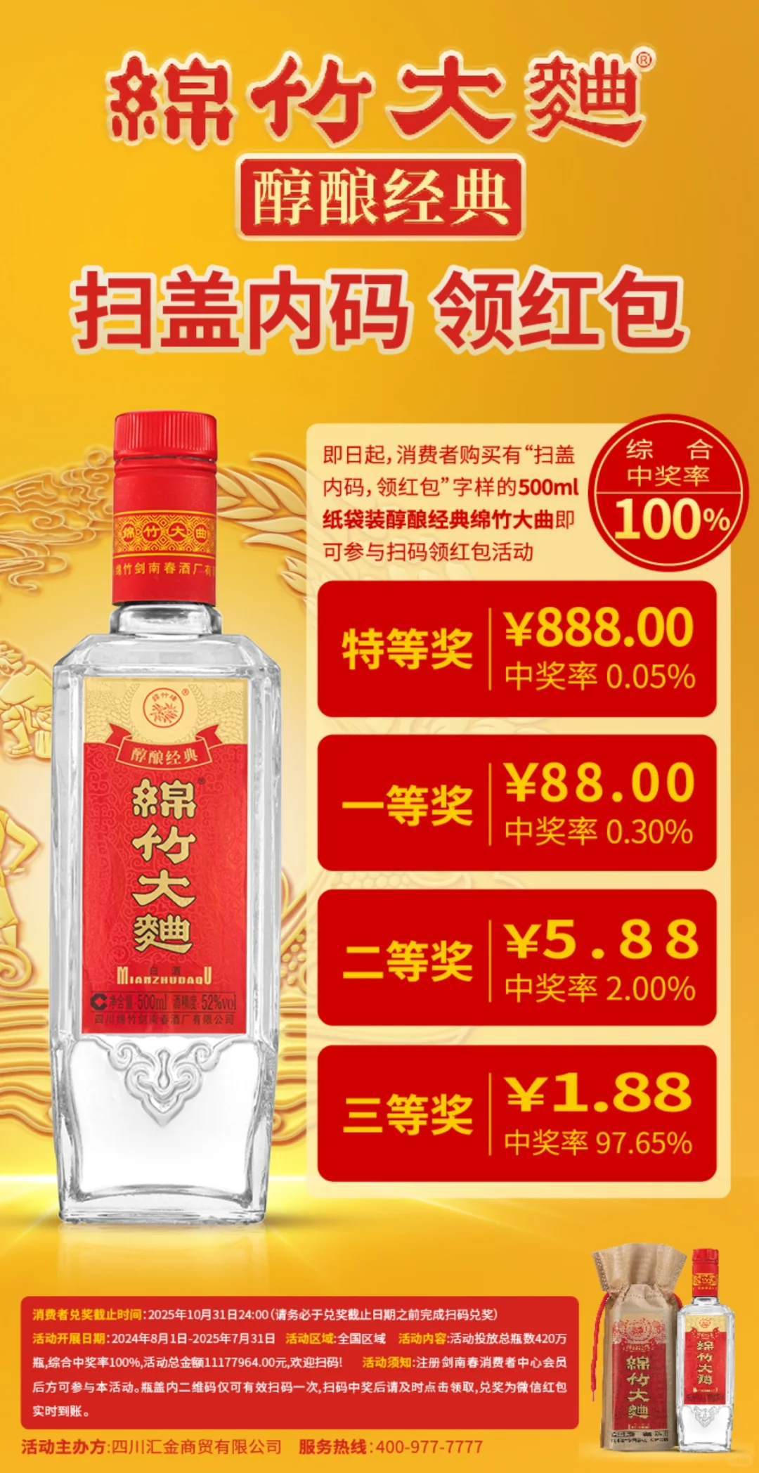 ?区域白酒如何玩转扫码抽奖？-绵竹大曲