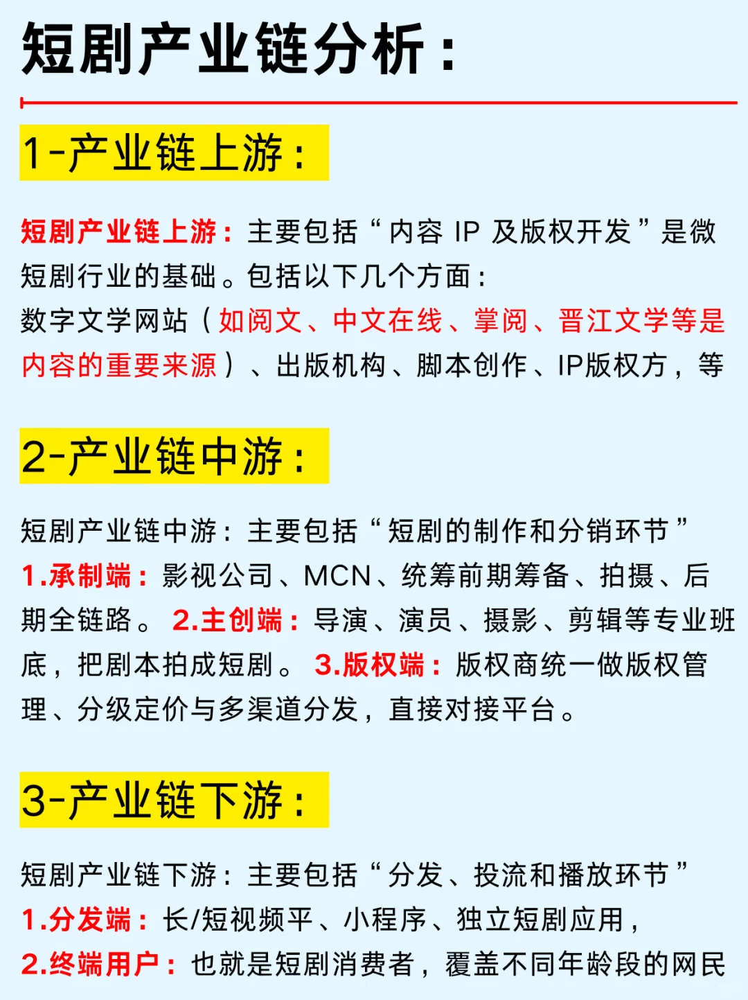 一篇吃透：短剧三大商业模式及产业链企业