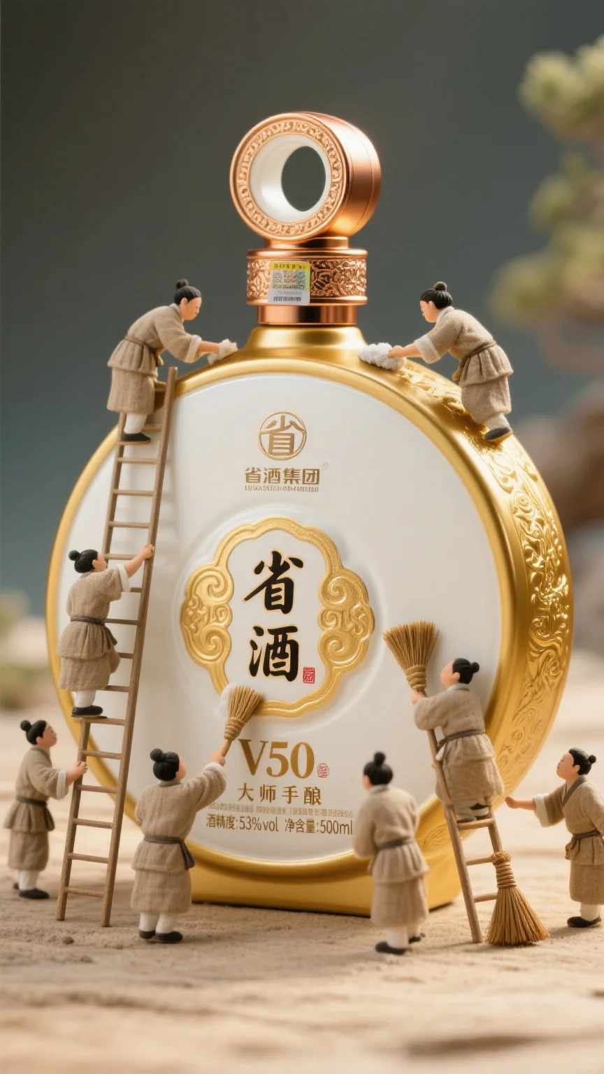 微型古人打扫！省酒V50豆包“提示词”口令