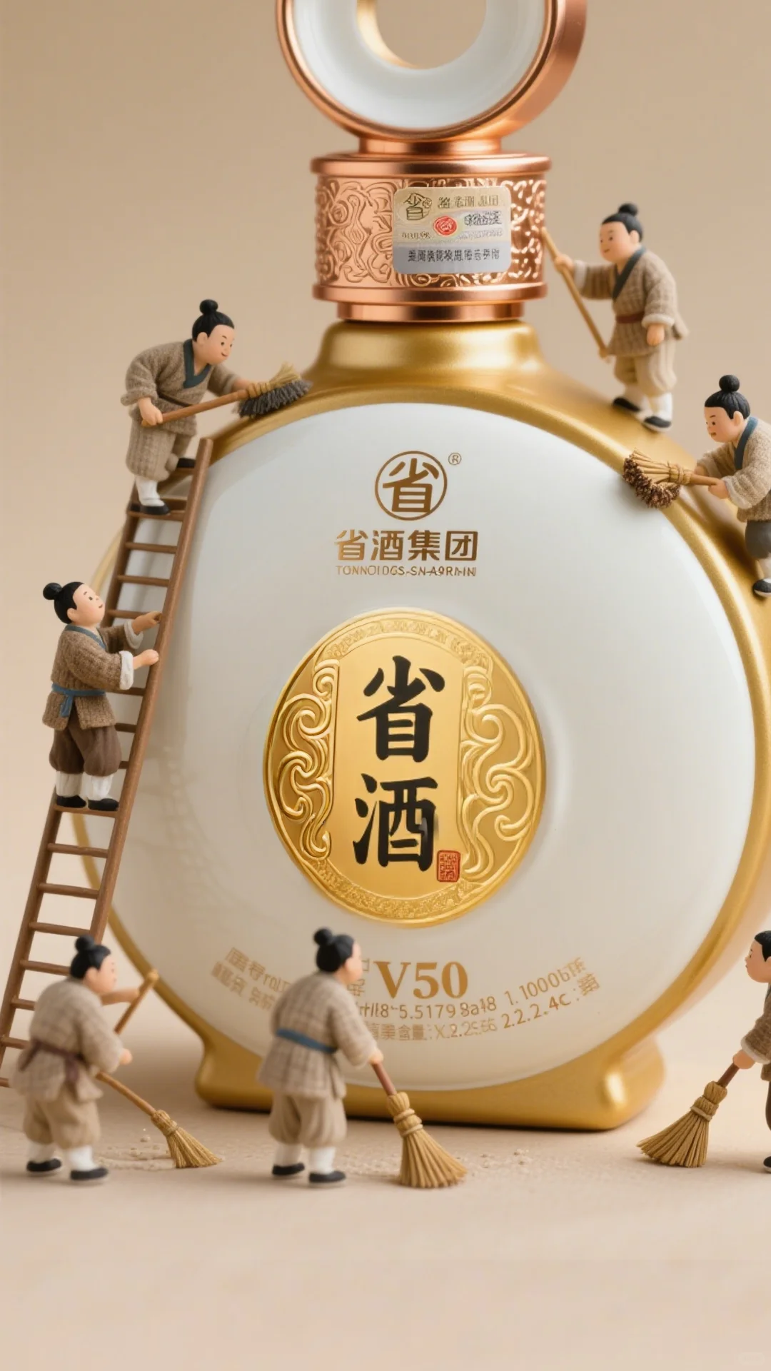 微型古人打扫！省酒V50豆包“提示词”口令