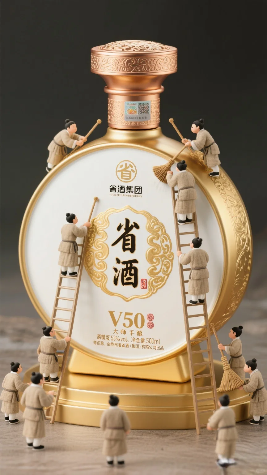 微型古人打扫！省酒V50豆包“提示词”口令