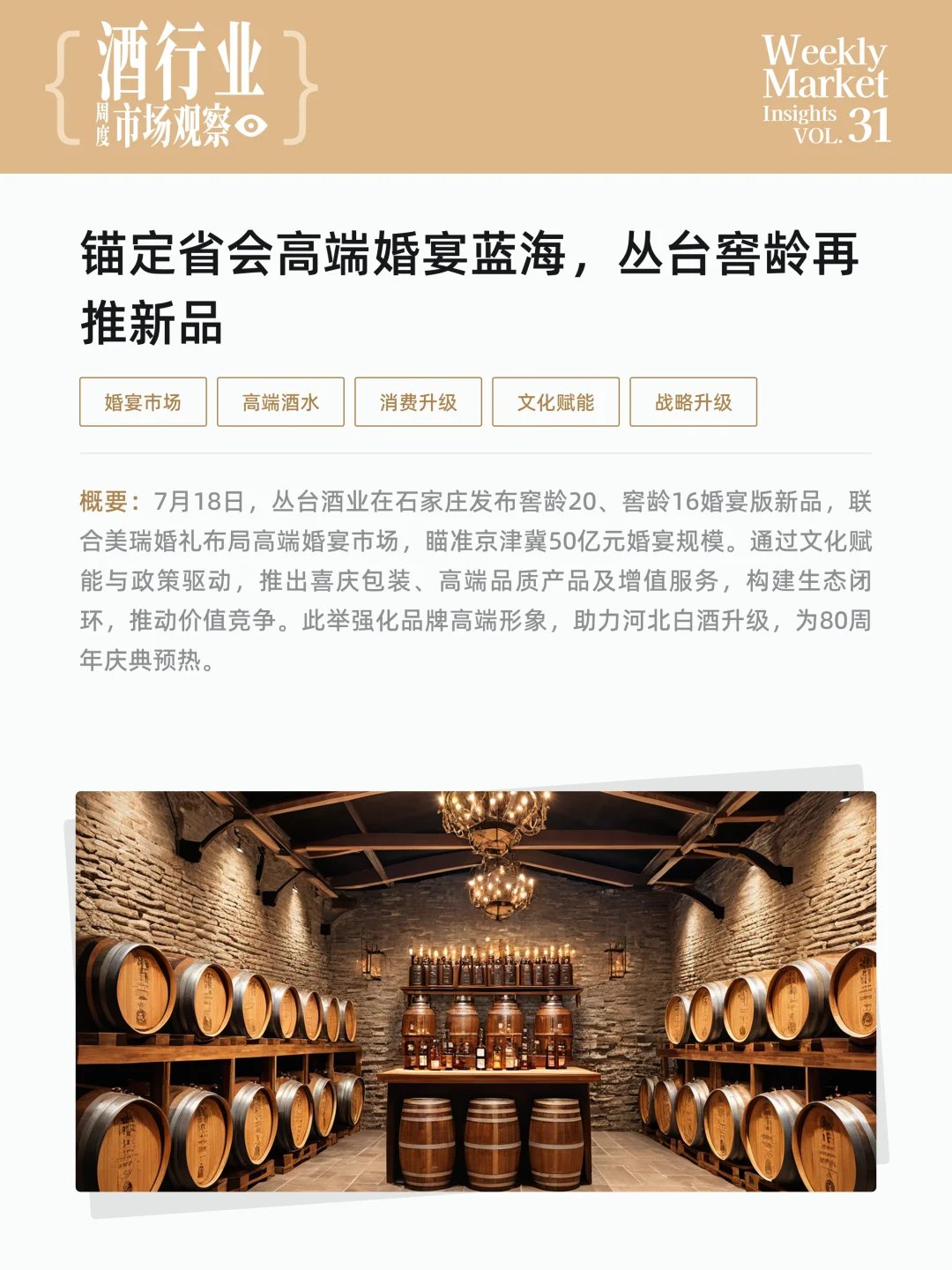 酒行业周度市场观察-2025年第31周