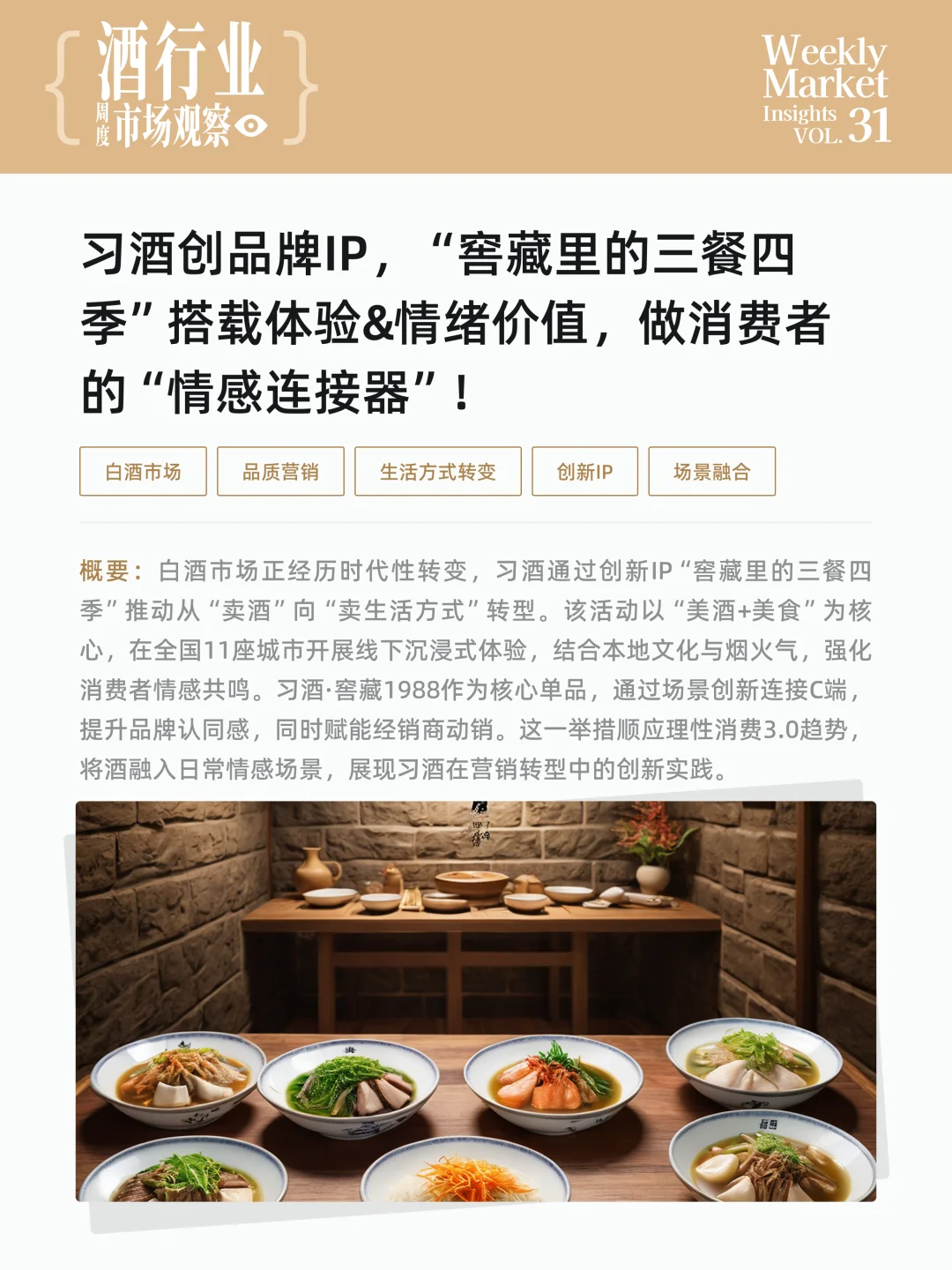 酒行业周度市场观察-2025年第31周