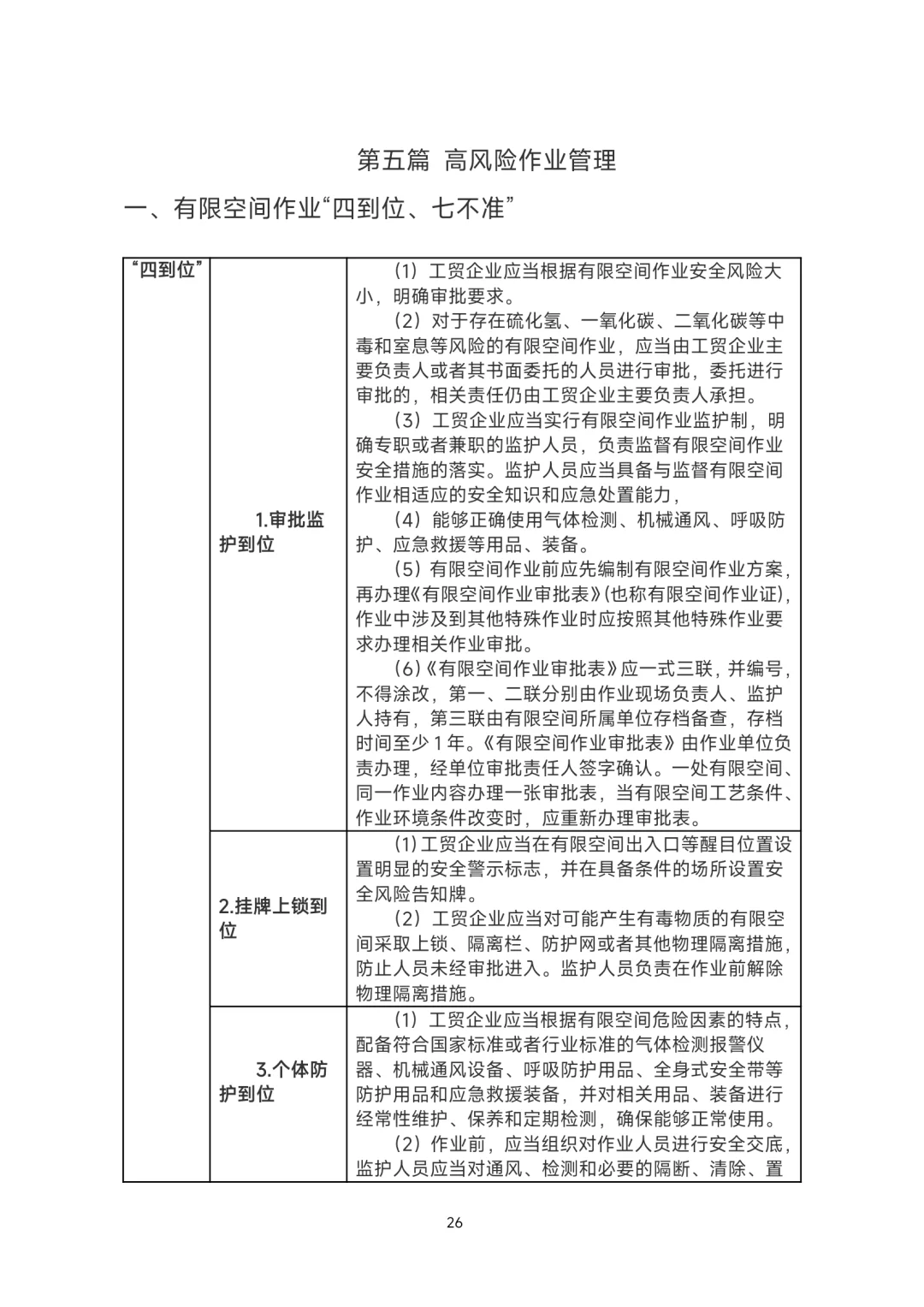 各行业安全指导手册！