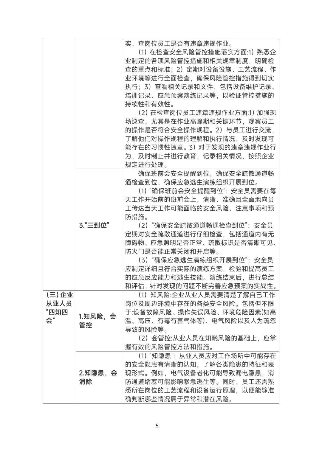 各行业安全指导手册！