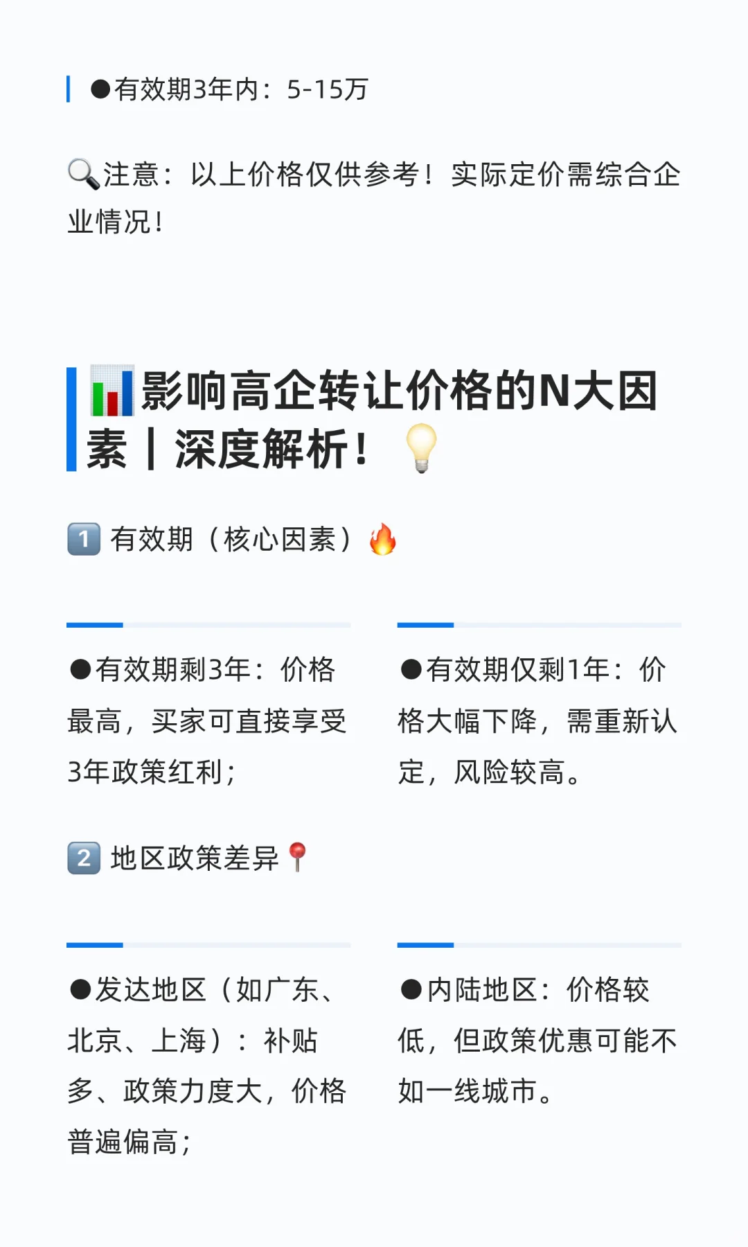 ?高企转让价格参考（市场行情）?