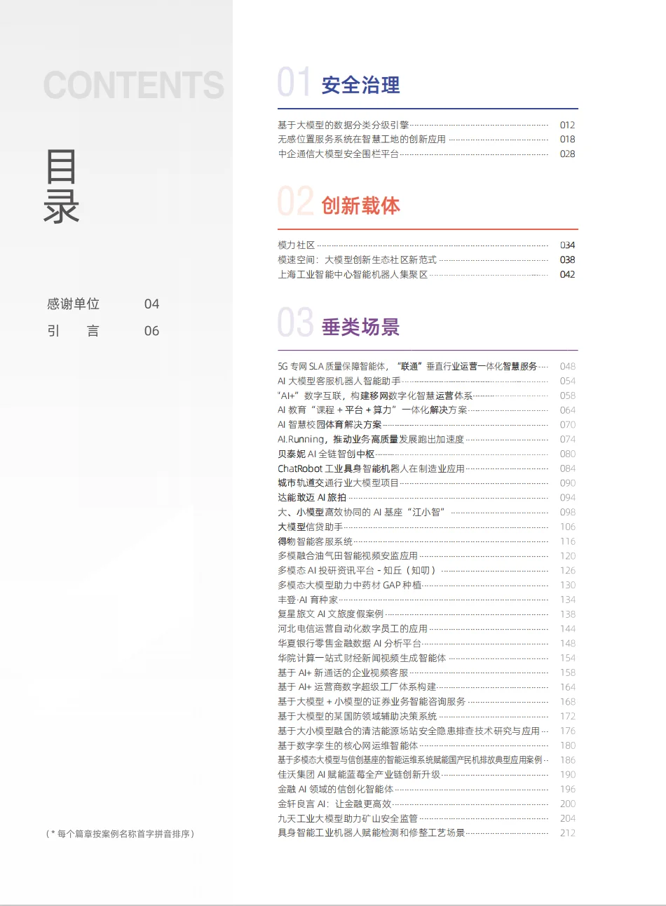 2025人工智能行业标杆案例合集