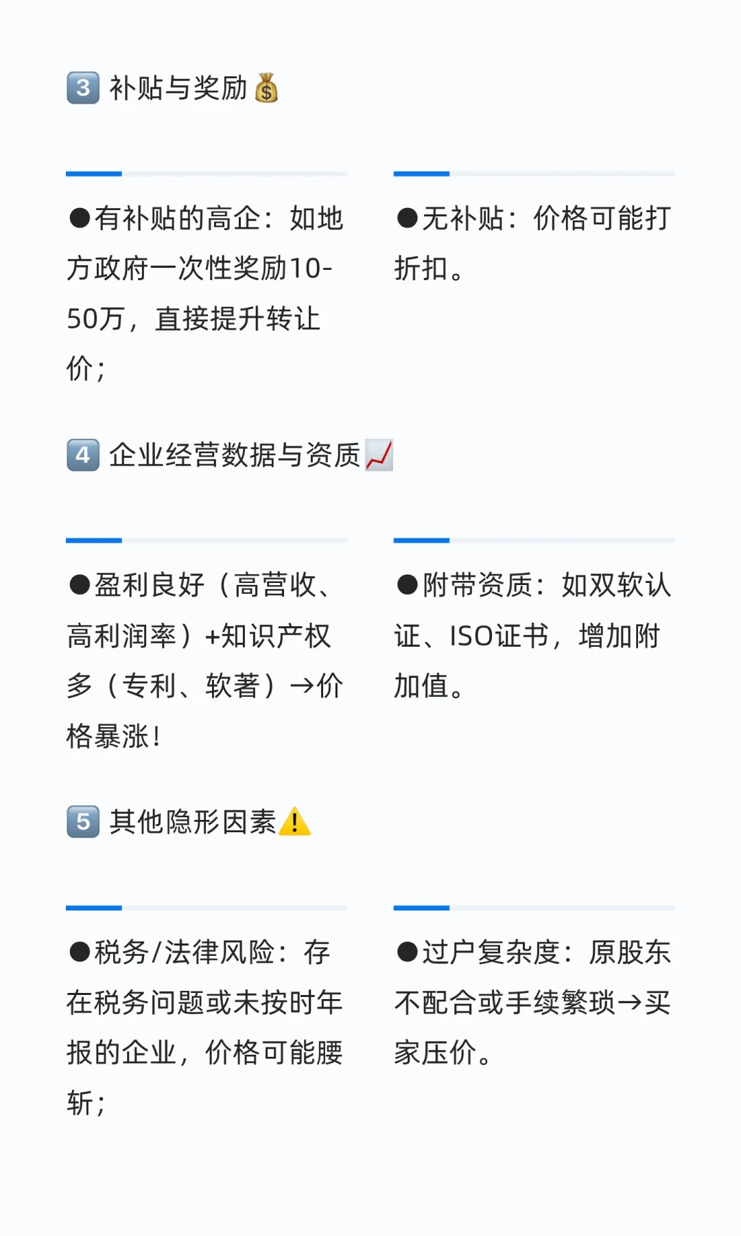 ?高企转让价格参考（市场行情）?