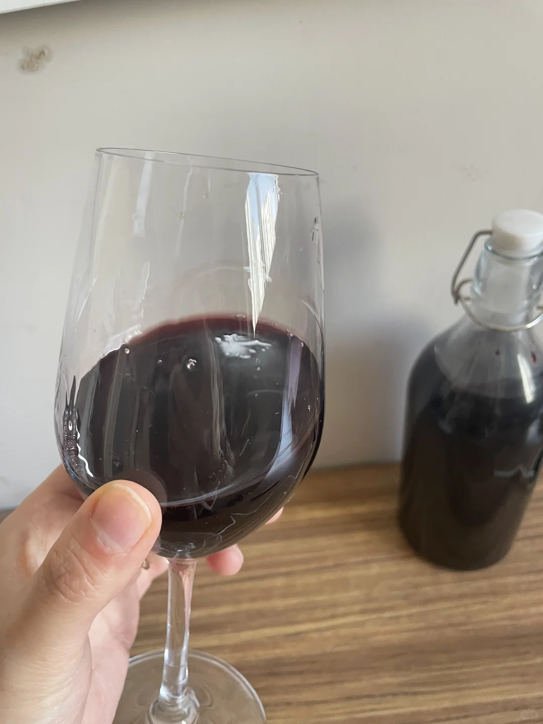 家庭版自制葡萄酒开喝了～