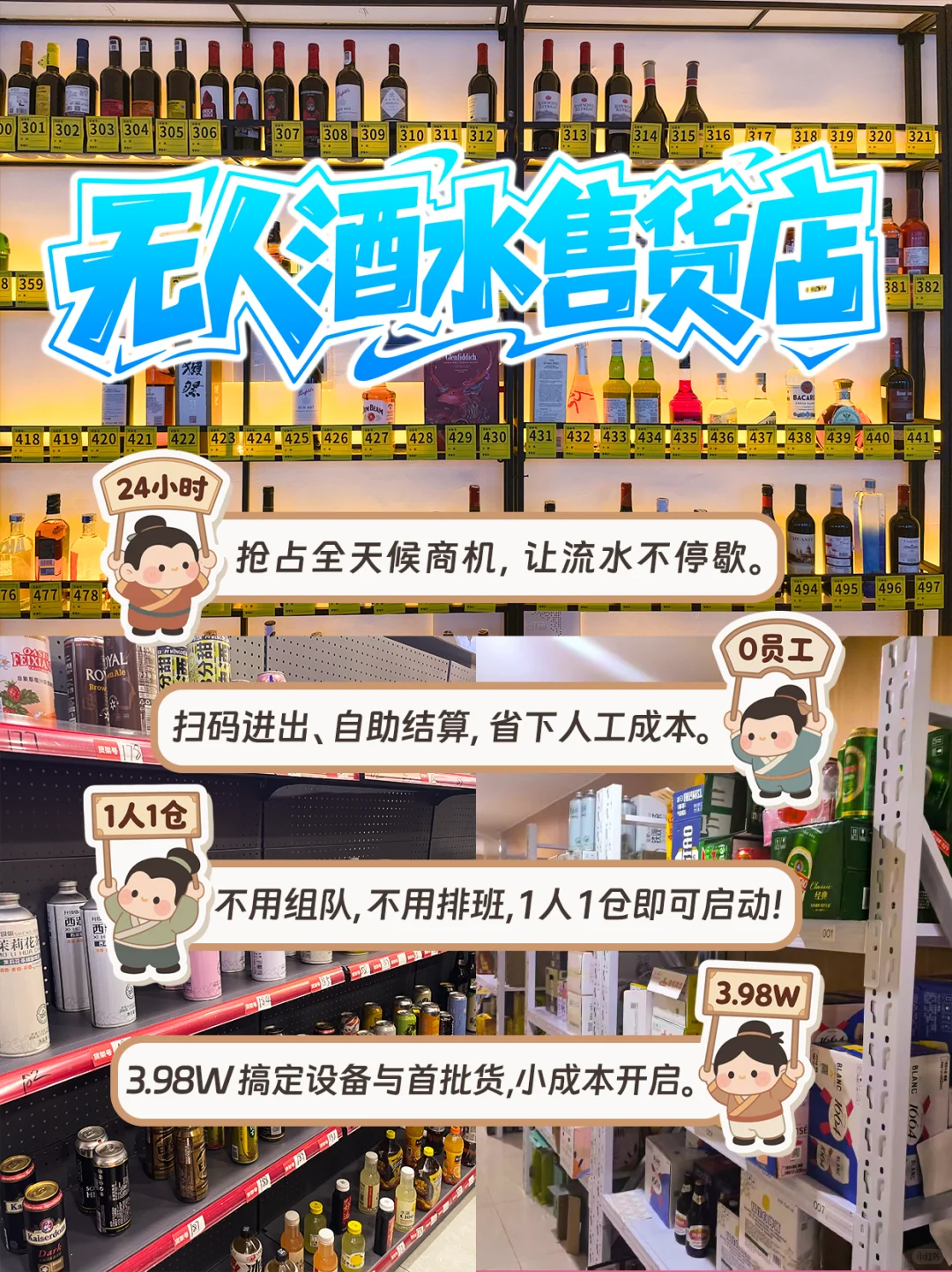?95后裸辞开无人酒水仓！月入5W+的搞钱