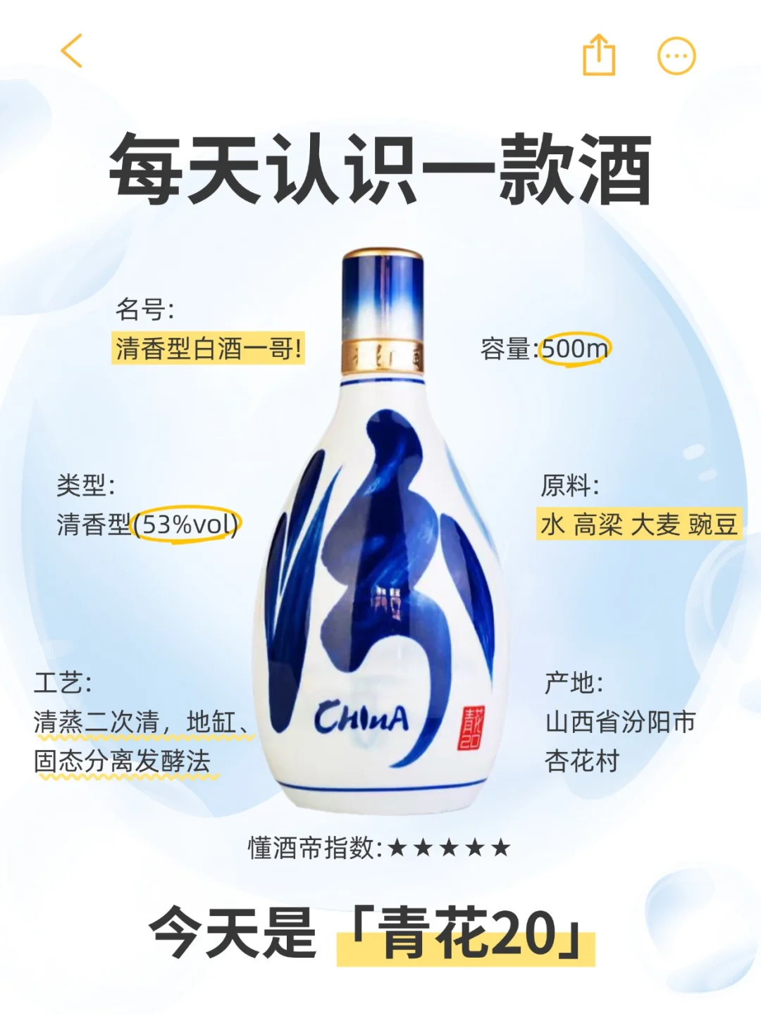 青花 20|喝过才懂这 4 重惊艳
