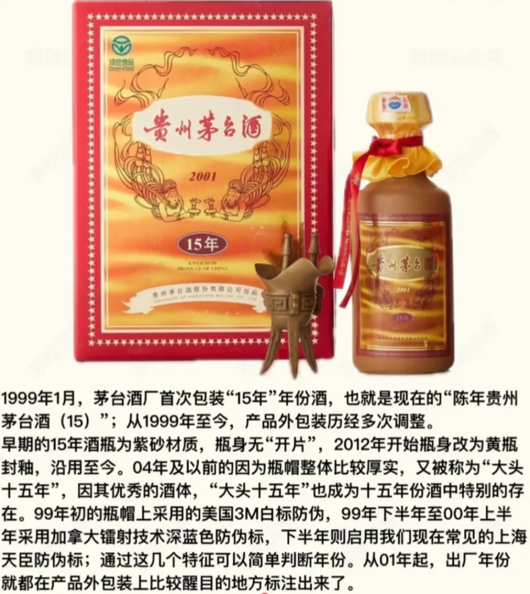 每天认识一瓶酒之茅台15年