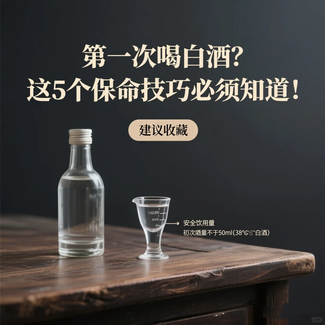 第一次喝白酒？记住这3点不踩雷！