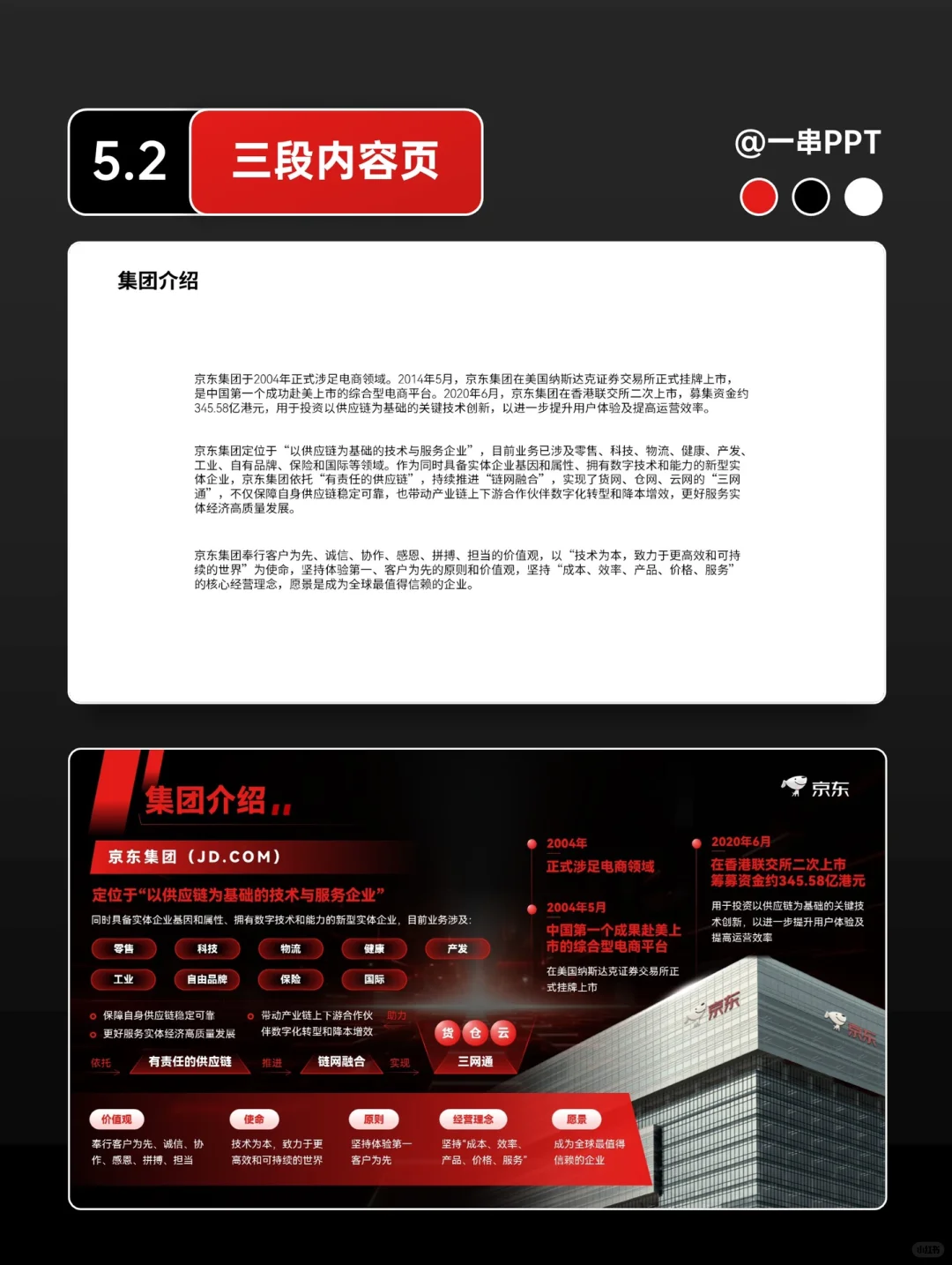 PPT改稿｜互联网行业企业介绍