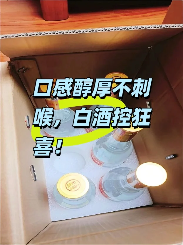 口感醇厚不刺喉，白酒控狂喜！