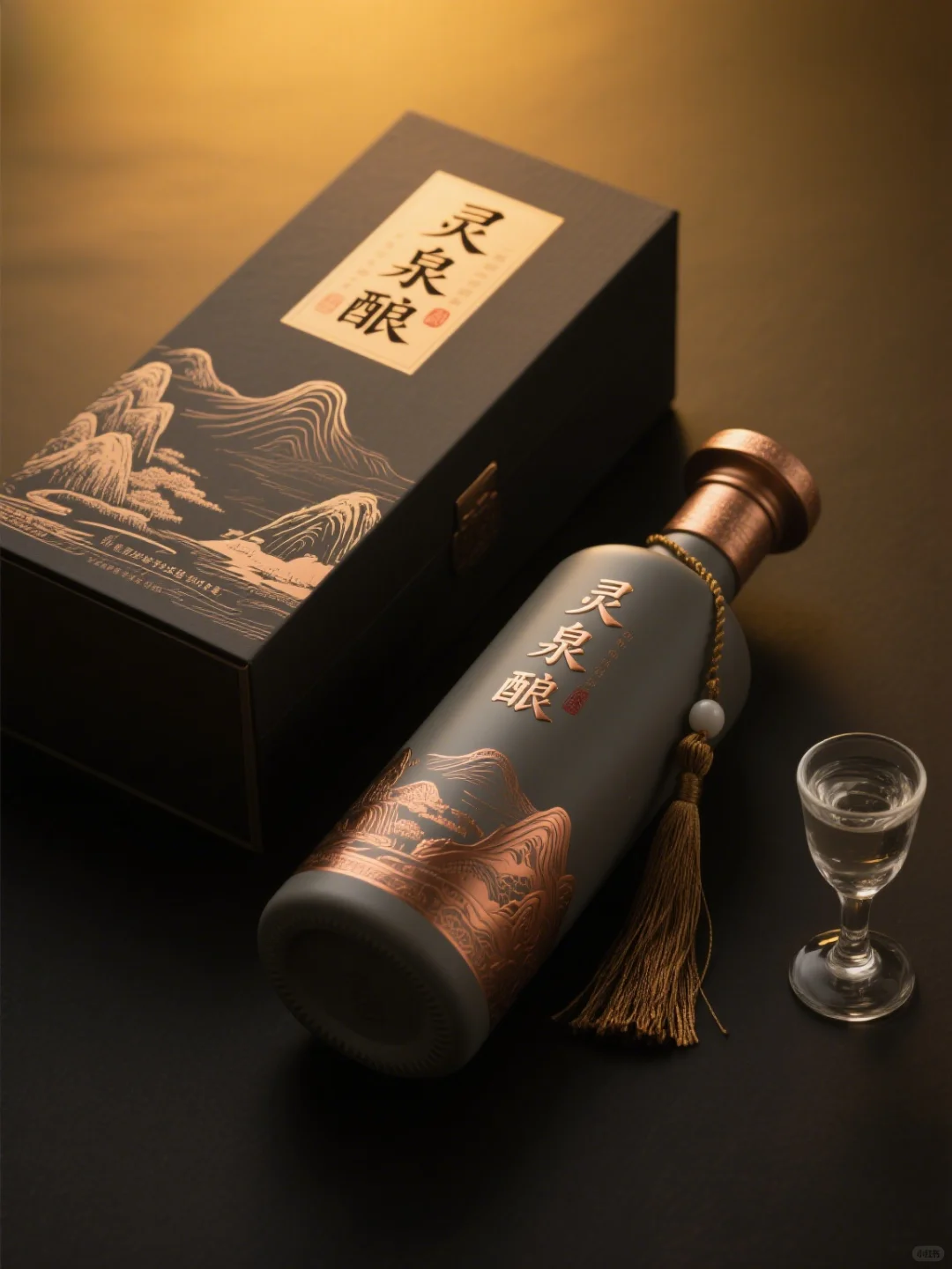 原创设计｜酒包装设计把山水韵味的装进去