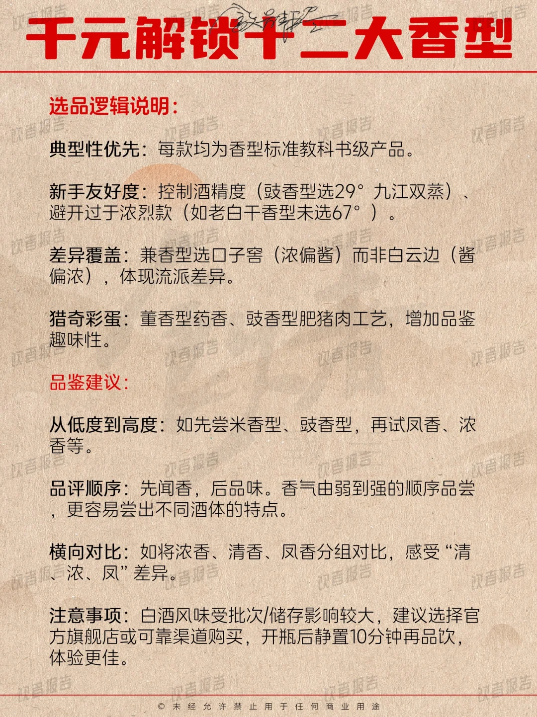 ?不用剁手！千元解锁白酒十二香型！?