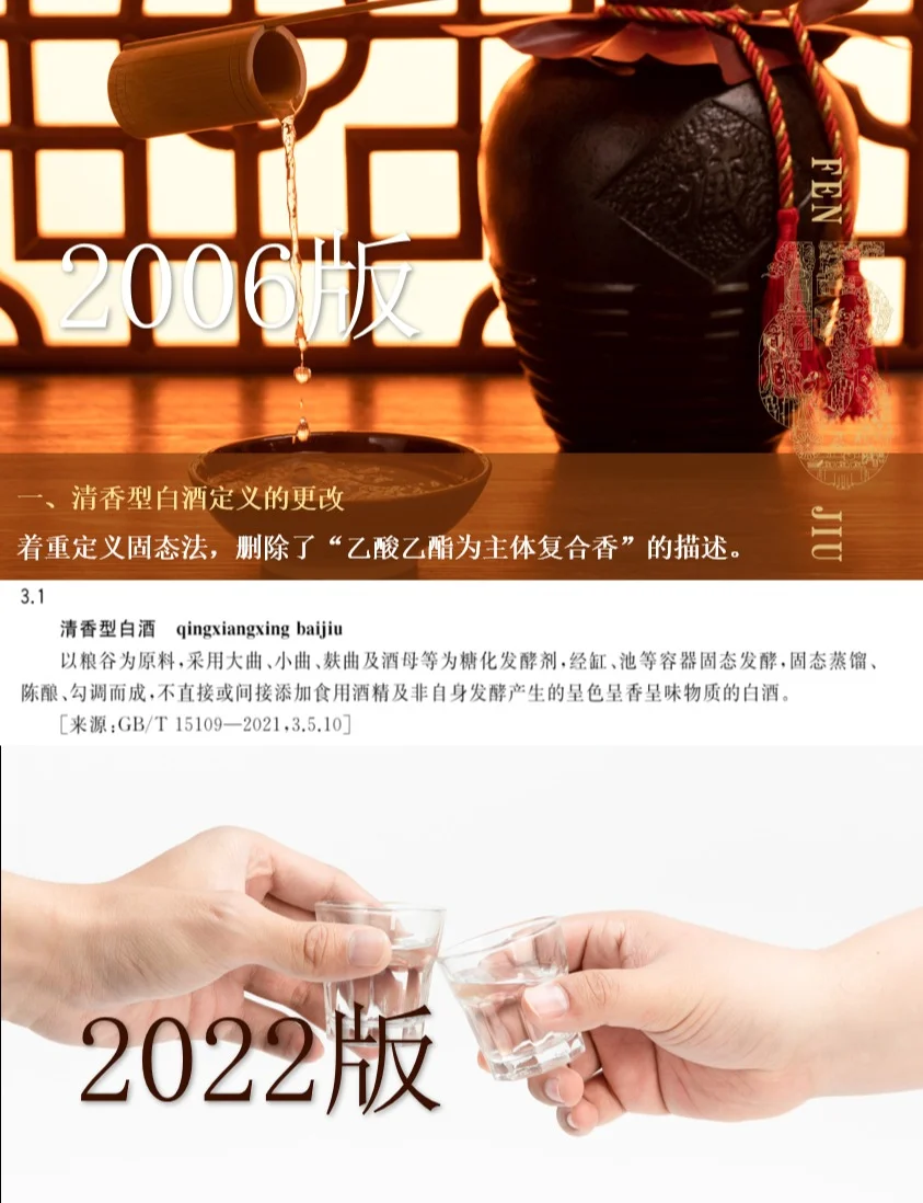 《清香型质量标准》2022年新版变化（四项）