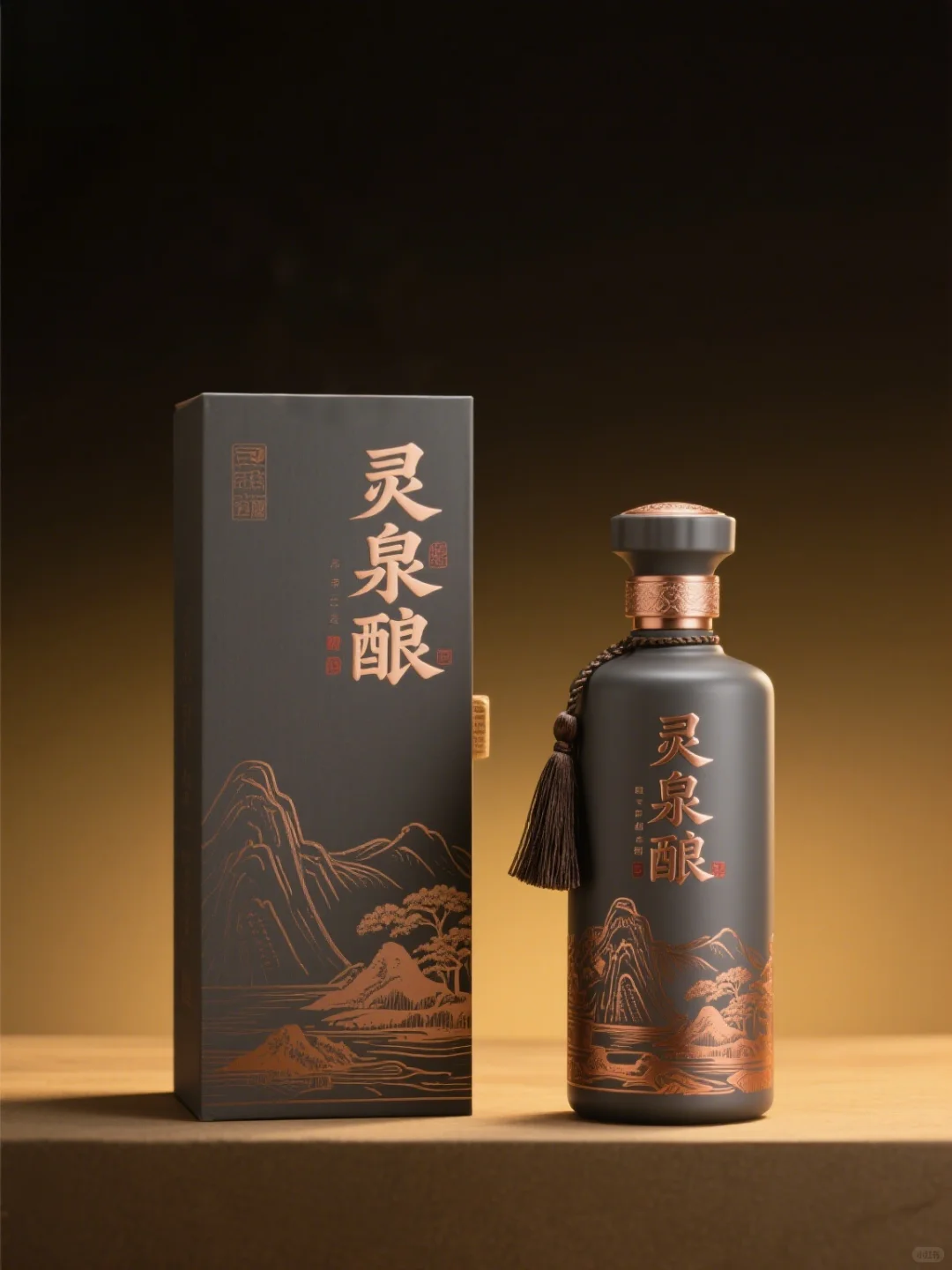 原创设计｜酒包装设计把山水韵味的装进去