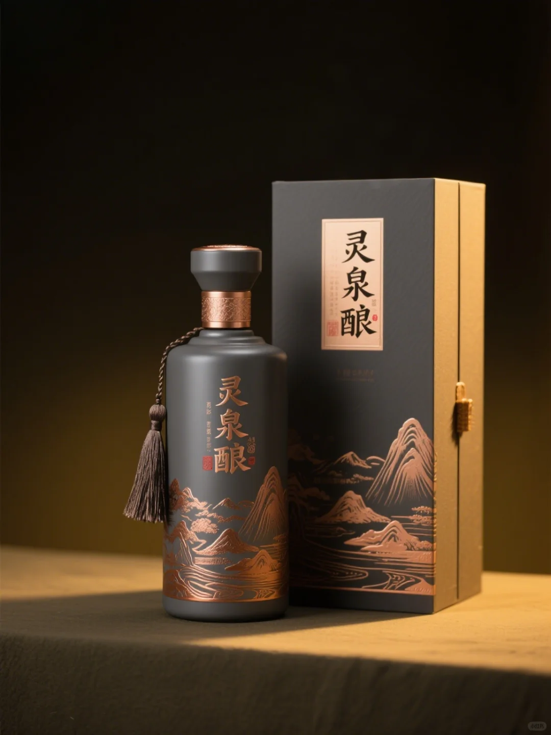 原创设计｜酒包装设计把山水韵味的装进去