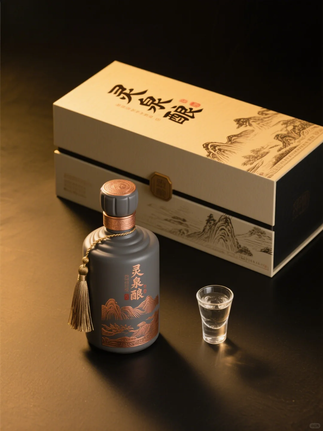 原创设计｜酒包装设计把山水韵味的装进去