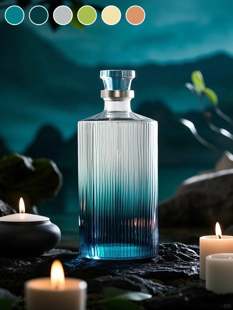 原创｜中式竹酒酒瓶设计｜清香型白酒包装设计