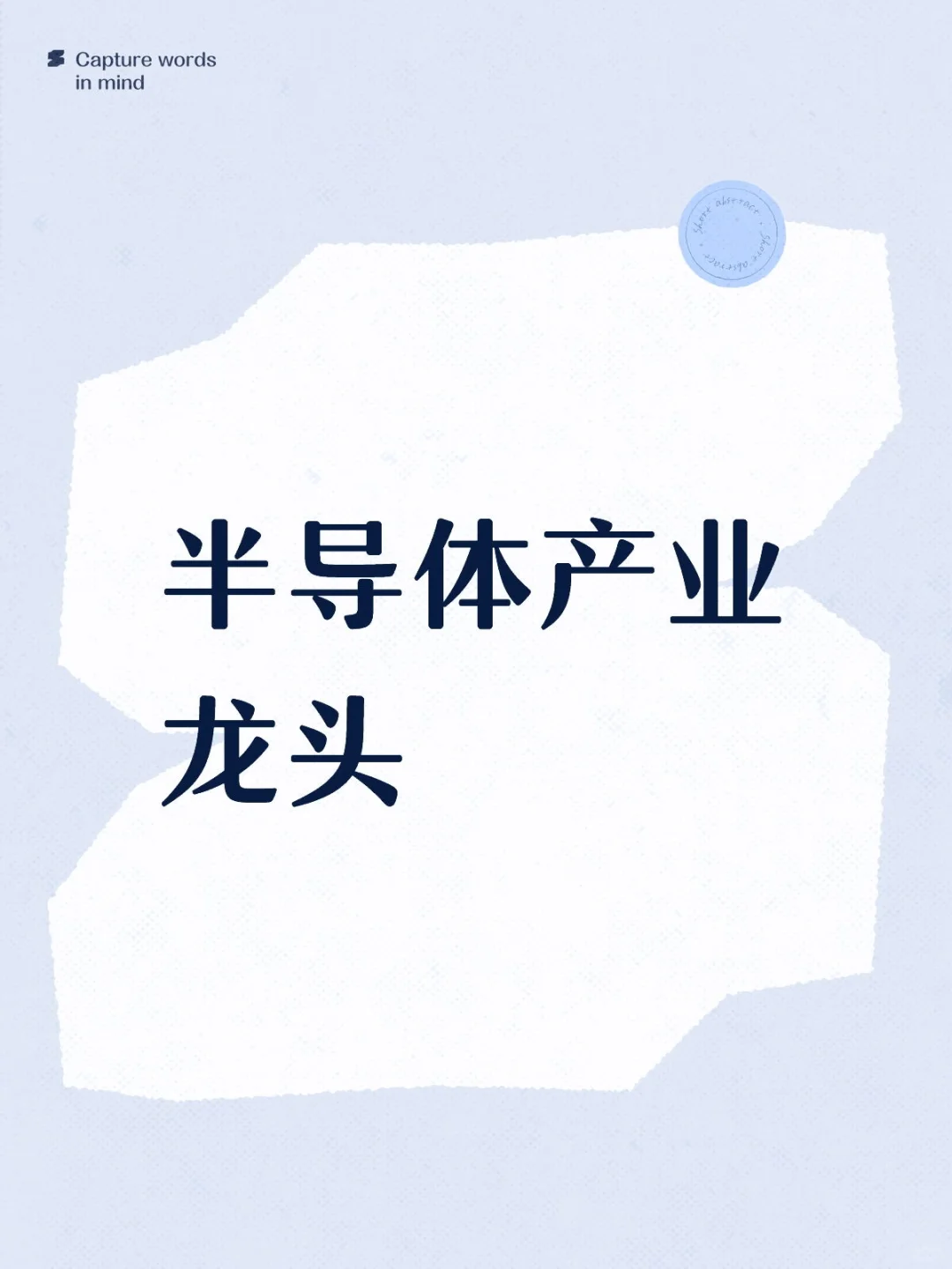 半导体产业龙头