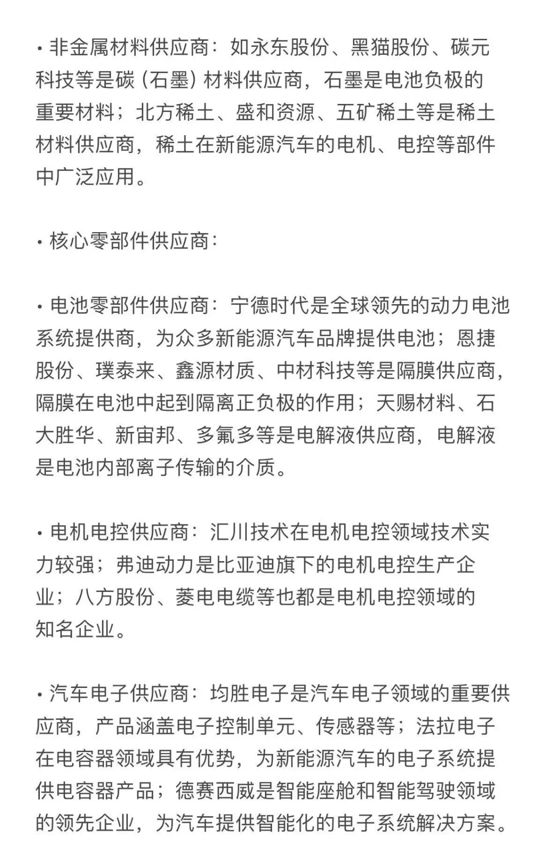 新能源六大行业行情，独角兽企业汇总