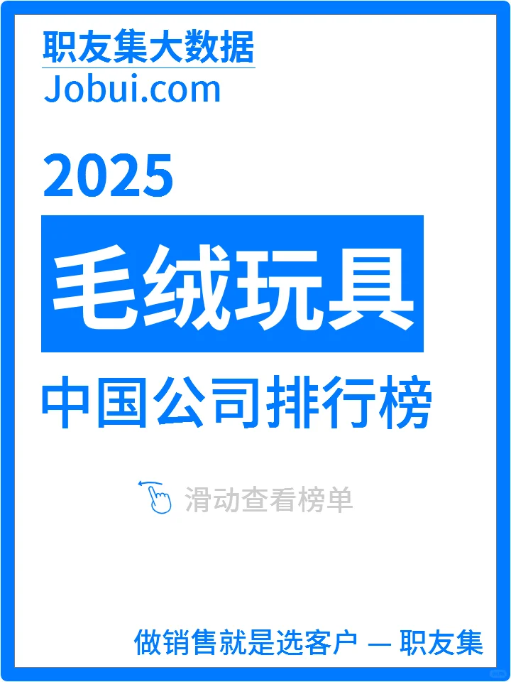 2025年中国毛绒玩具公司排行榜