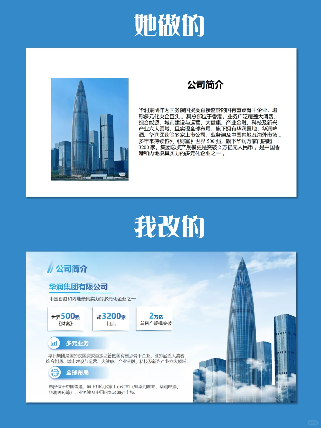 3步搞定老板想要的公司简介页?