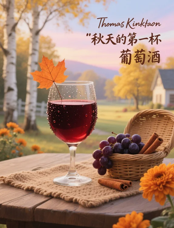 秋日仪式感✨ 从这杯领头鹿葡萄酒开始
