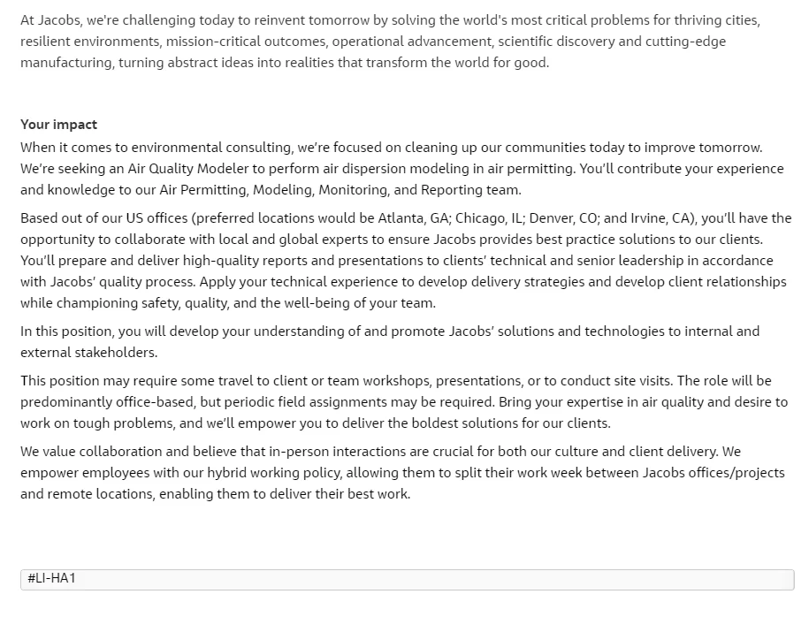 认识外企的工作-Jacobs