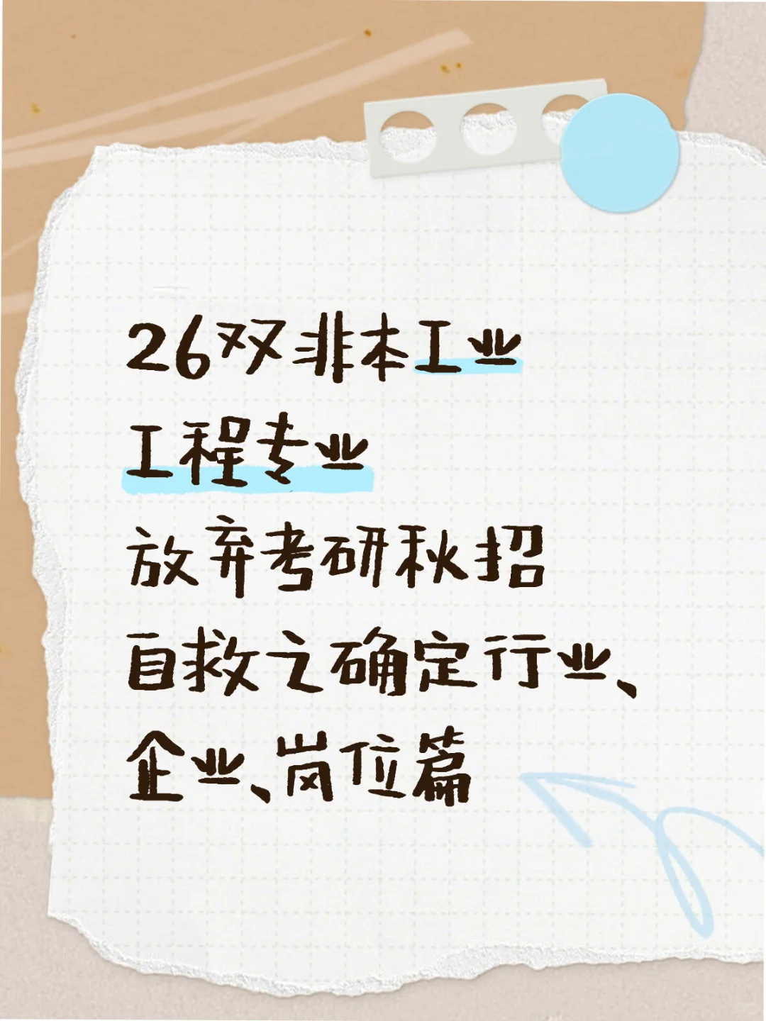 确定行业、企业、岗位