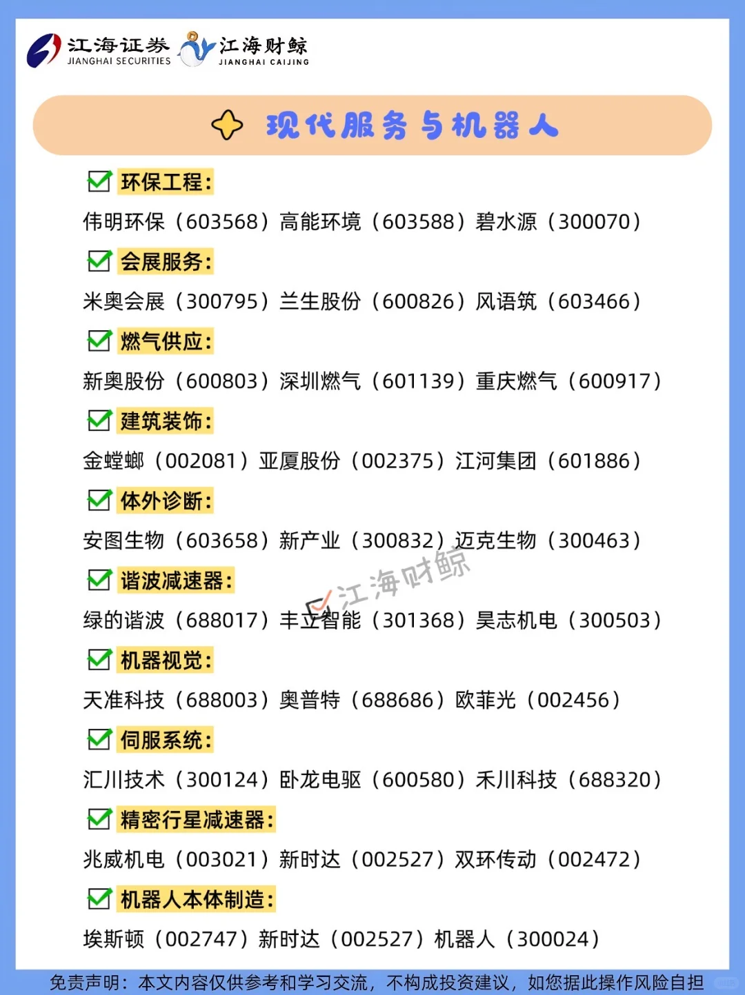 ?120个A股行业龙头名单全梳理❗️