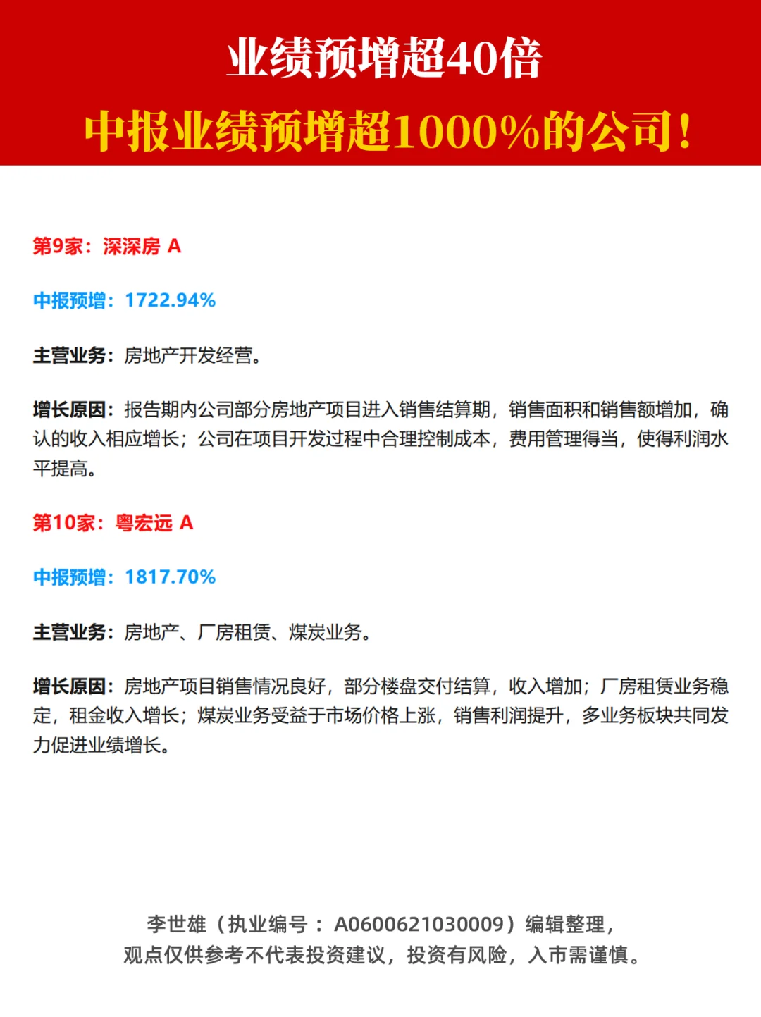 暴涨4011%！25年中报业绩预增超1000%的公司