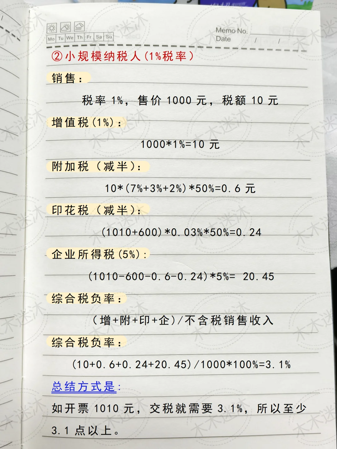 开票加税点公式，再也不用担心报税了...