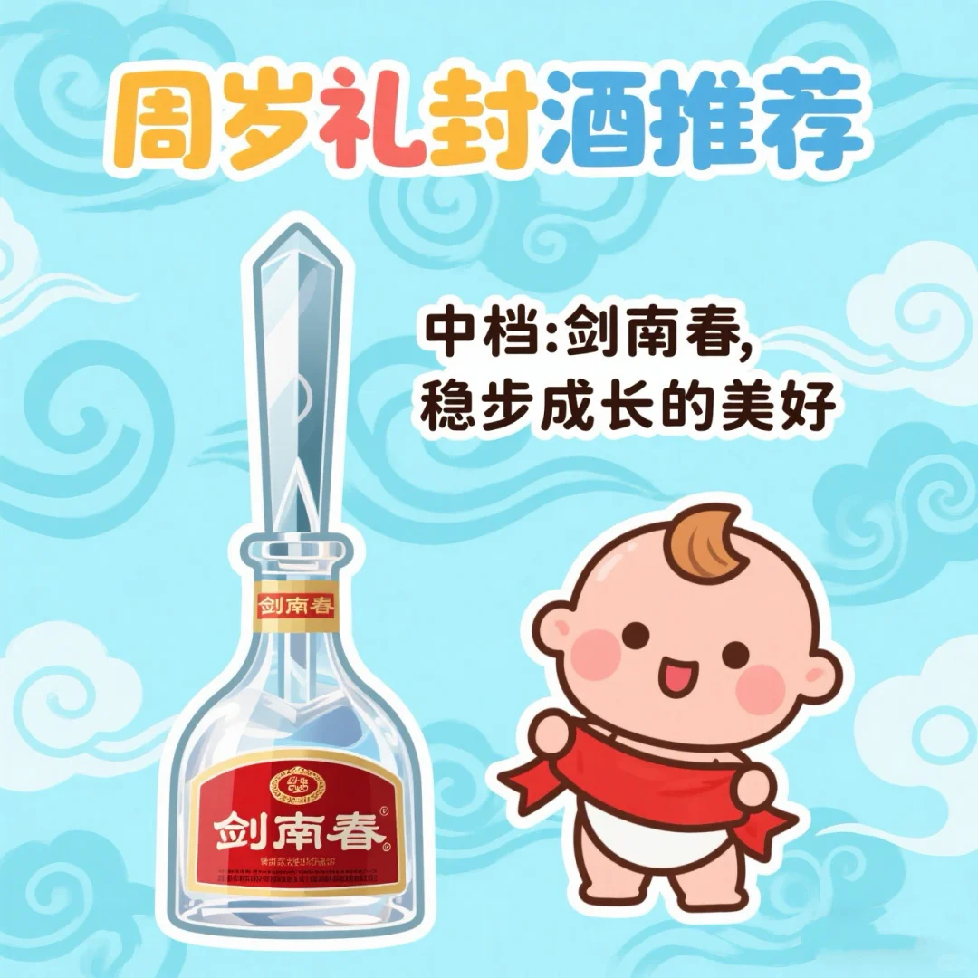 周岁礼封酒建议。