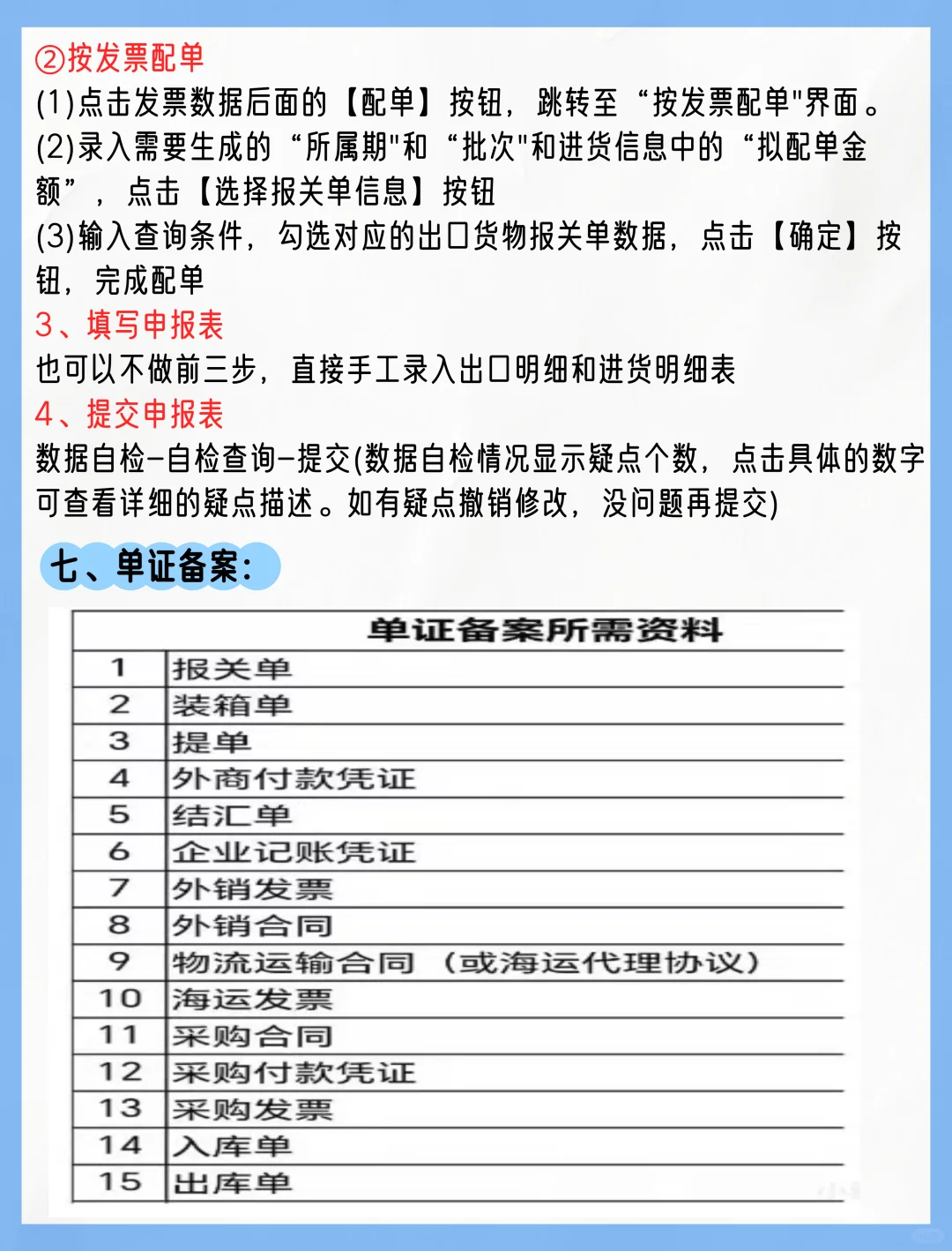 外贸企业出口退税的全流程及条件