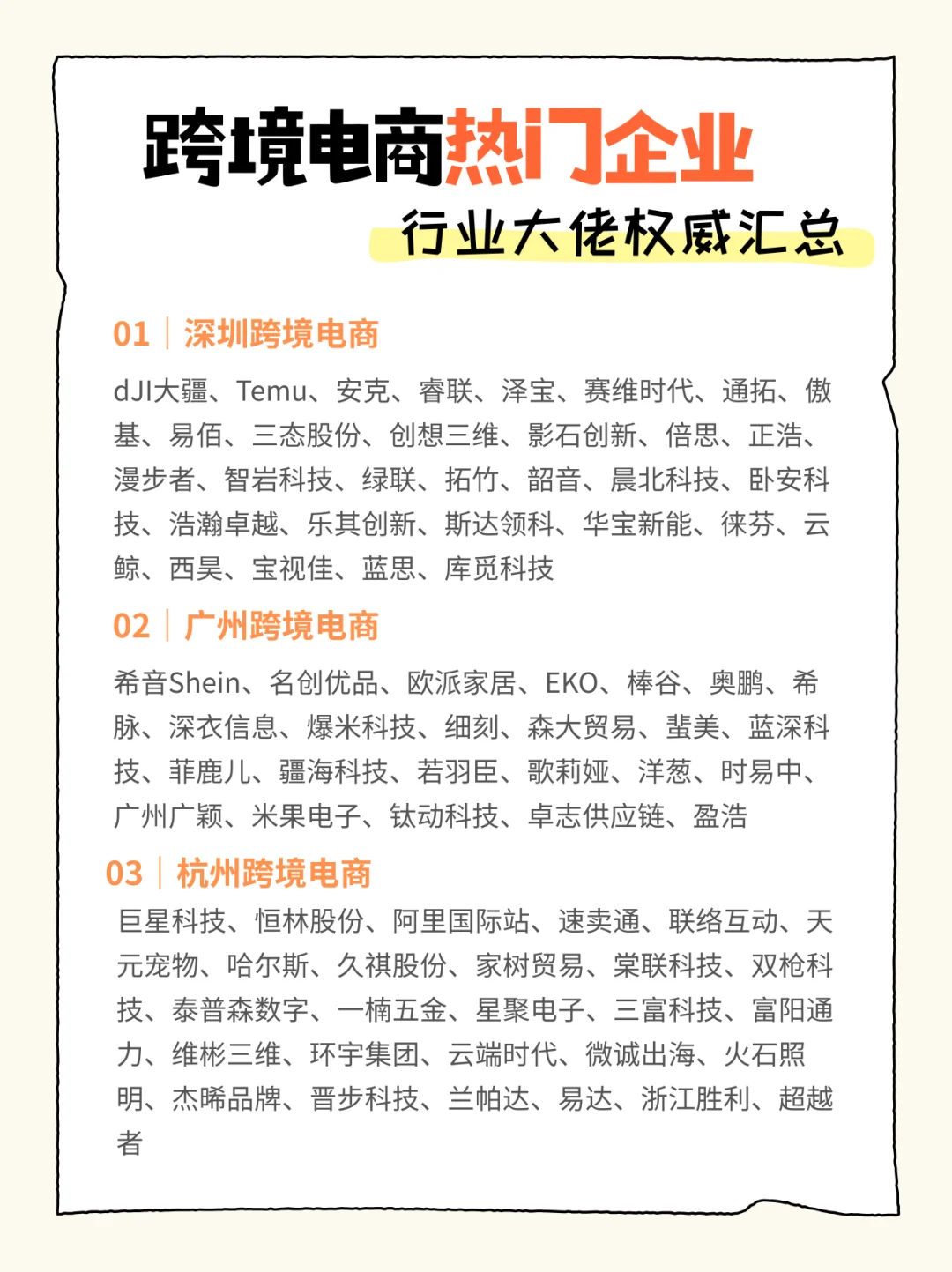 下个风口是跨境电商！热门企业大盘点…