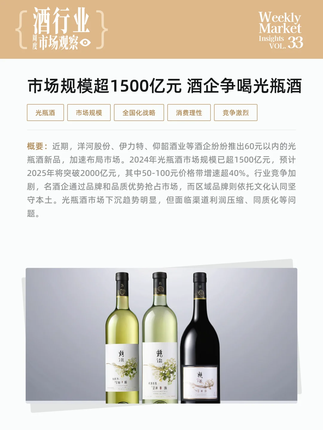 酒行业周度市场观察-2025年第33周
